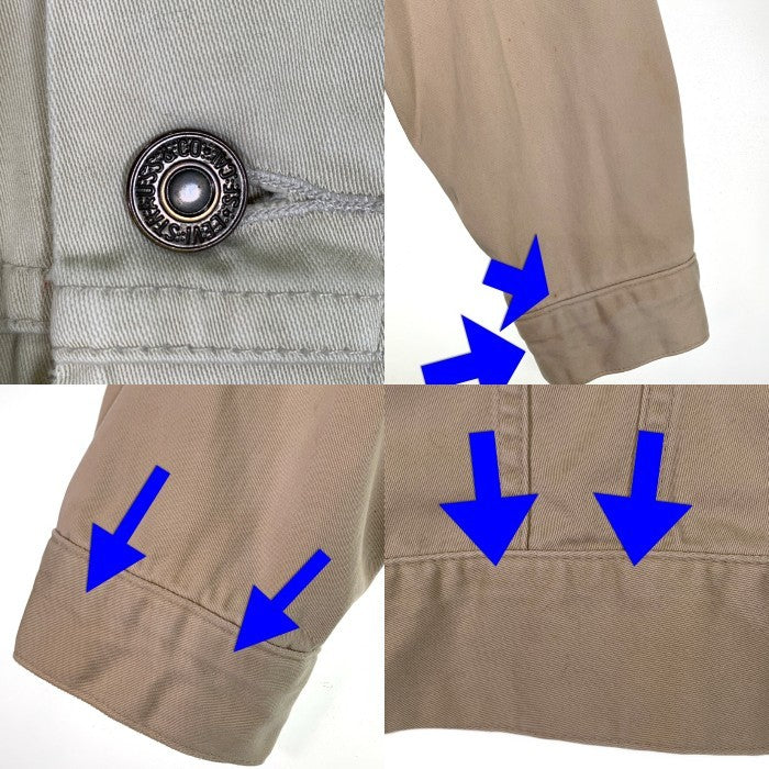 90's Levi's リーバイス コットンサテン トラッカージャケット アイボリー 香港製 95年 Size 40 福生店