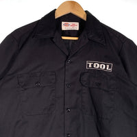00`s DICKIES ディッキーズ TOOL 半袖 ワークシャツ ブラック Size L 福生店