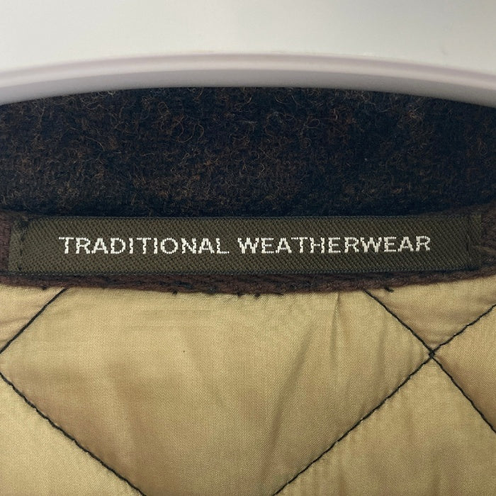 Traditional Weatherwear トラディショナルウェザーウェア ウール キルティングジャケット ブラウン size36 瑞穂店