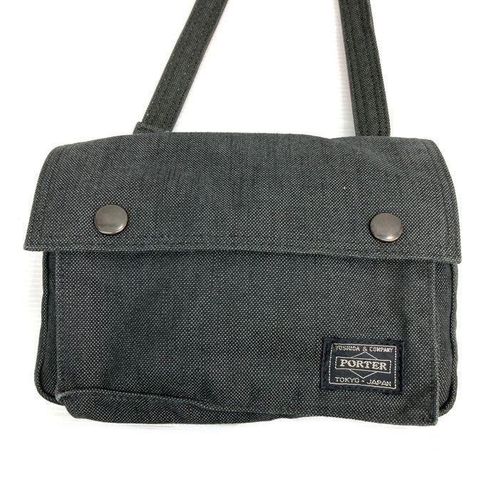 PORTER ポーター スモーキー ショルダーバッグ ウォレット ブラック 瑞穂店