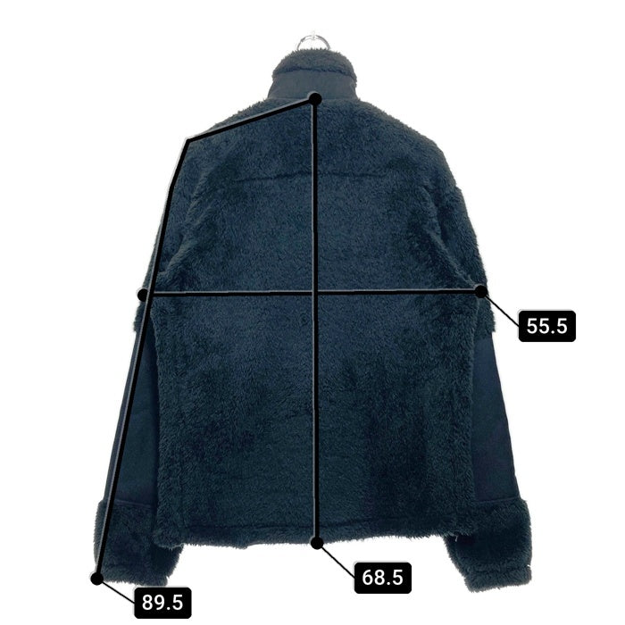 AVIREX アヴィレックス 6193481 ロングパイル コンバット フリースジャケット ブラック sizeM 瑞穂店