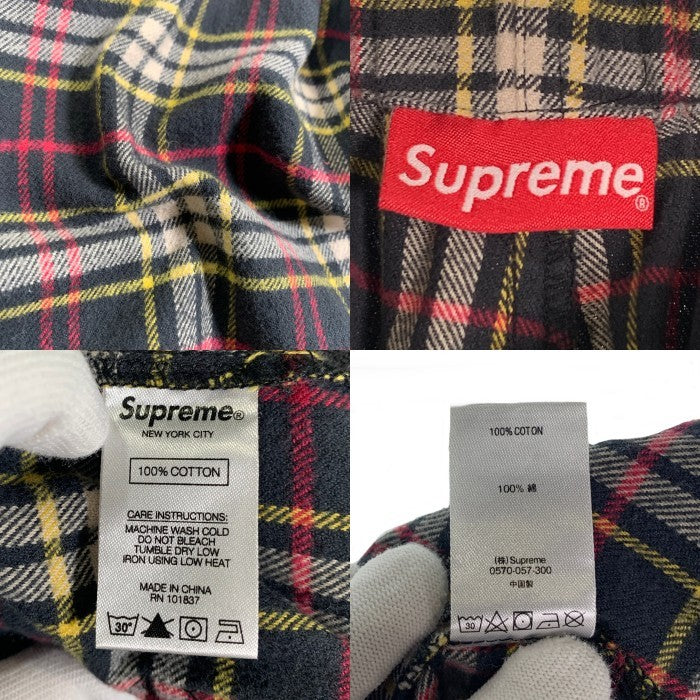 SUPREME シュプリーム 20AW Tartan Flannel Skate Pant フランネル スケート パンツ チェック ブラウン Size S 福生店