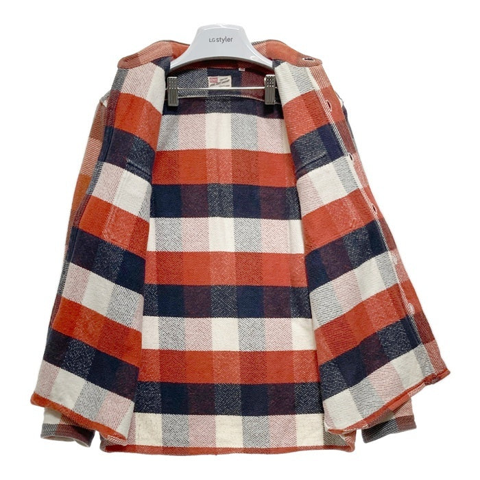 WAREHOUSE ウエアハウス チェック ヘビーフランネルシャツ オレンジ Size 38 瑞穂店