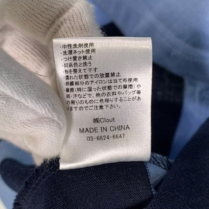 BELVET ベルベッド Heavy Border Polo ヘビーボーダーポロ 半袖 ポロシャツ ブルー ブラック BE130 Size XL 福生店