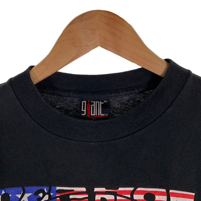 90's Red Hot Chili Peppers レッドホットチリペッパーズ Frank Kozik プリントTシャツ ブラック 1992コピーライト Giant by Tee Jays Size XL 福生店