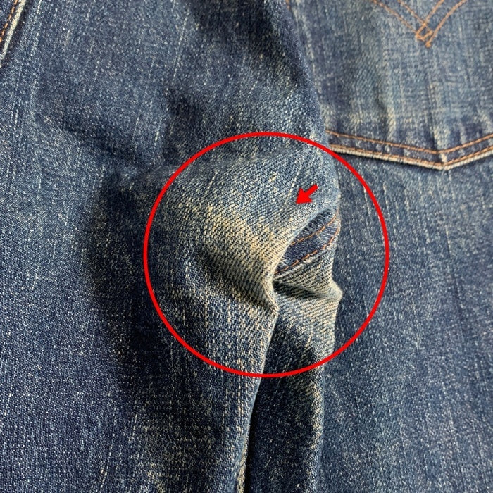 90's LEVI'S リーバイス 502XX BIG E 復刻 テーパードデニムパンツ ジッパーフライ インディゴ 日本製 91年 Size 32×33 福生店