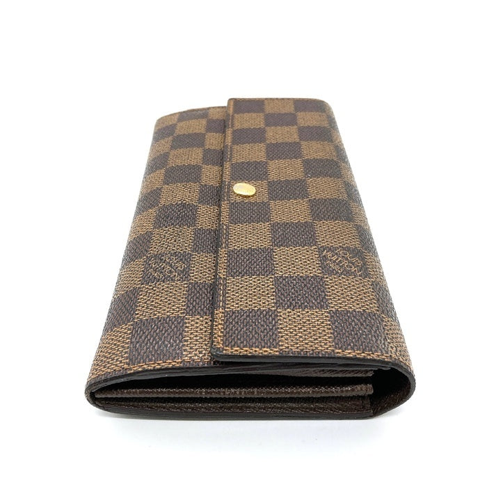 LOUISVUITTON ルイヴィトン ダミエ  ポルトフォイユサラ 長財布 N61734 ブラウン　※ホック緩め 瑞穂店
