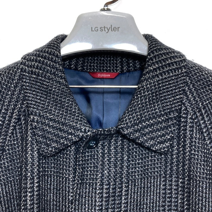 D’URBAN ダーバン ウール ステンカラーコート グレー sizeL 瑞穂店