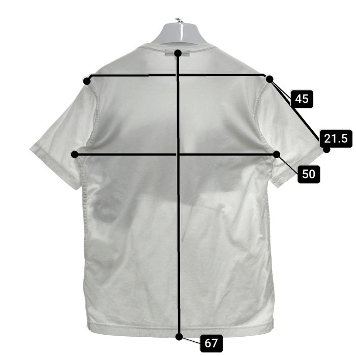 COMME des GARCONS HOMME コムデギャルソンオム パッチワーク デザインTシャツ ホワイト HN-T006 Size M 瑞穂店