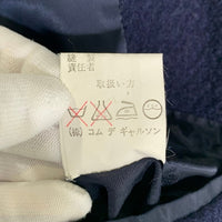 COMME des GARCONS HOMME コムデギャルソンオム ウール チェスターコート 比翼 ロング ラグランスリーブ ネイビー オールド HC-090100M Size M 福生店
