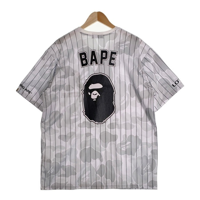 A BATHING APE ア ベイシング エイプ CHIBA LOTTE MARINES UNIFORM TEE 千葉ロッテマリーンズ  ホワイト Size 2XL 福生店