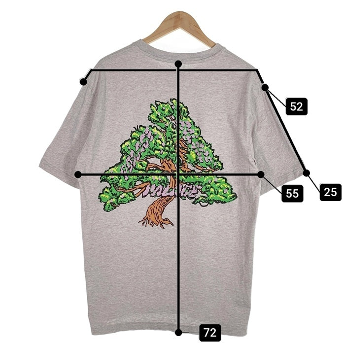 PALACE パレス スケートボード 22SS BONSAI T-SHIRT ボンサイ プリントTシャツ グレー Size XL 福生店