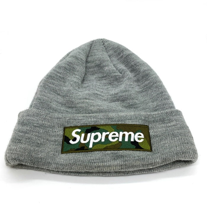 SUPREME シュプリーム NEW ERA ニューエラ 23AW Box Logo Beanie ボックスロゴ ビーニー グレー 福生店