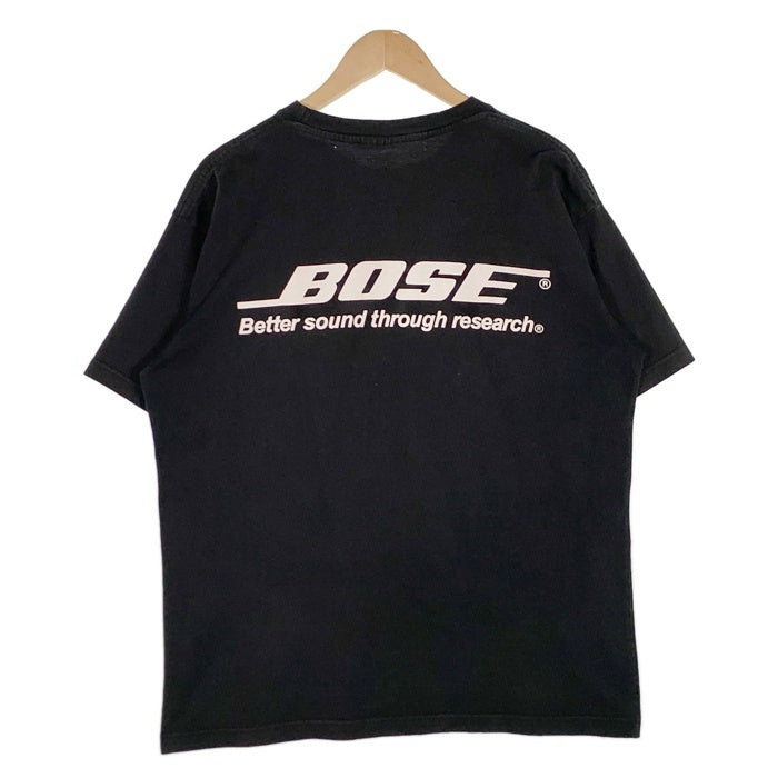 00's BOSE ボーズ ロゴ 両面プリント Tシャツ ブラック Size L 福生店