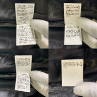 Schott ショット LEATHER TRACK PANTS シープスキン レザートラックパンツ ブラック ライン 3191066 Size L 福生店