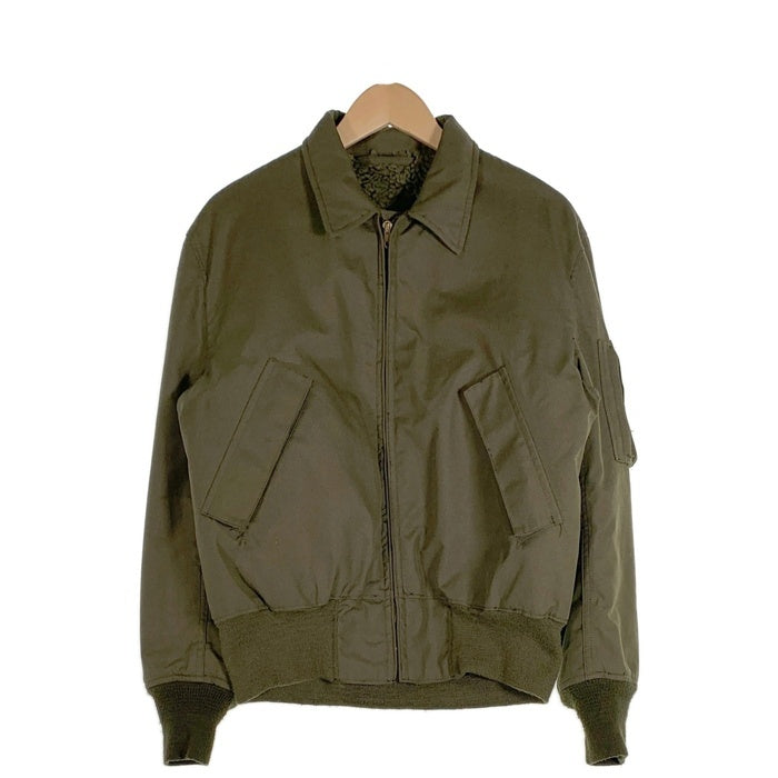 80's U.S.ARMY 米軍 ヘリクルー ジャケット オリーブ ロケットTALON Size M 相当 福生店