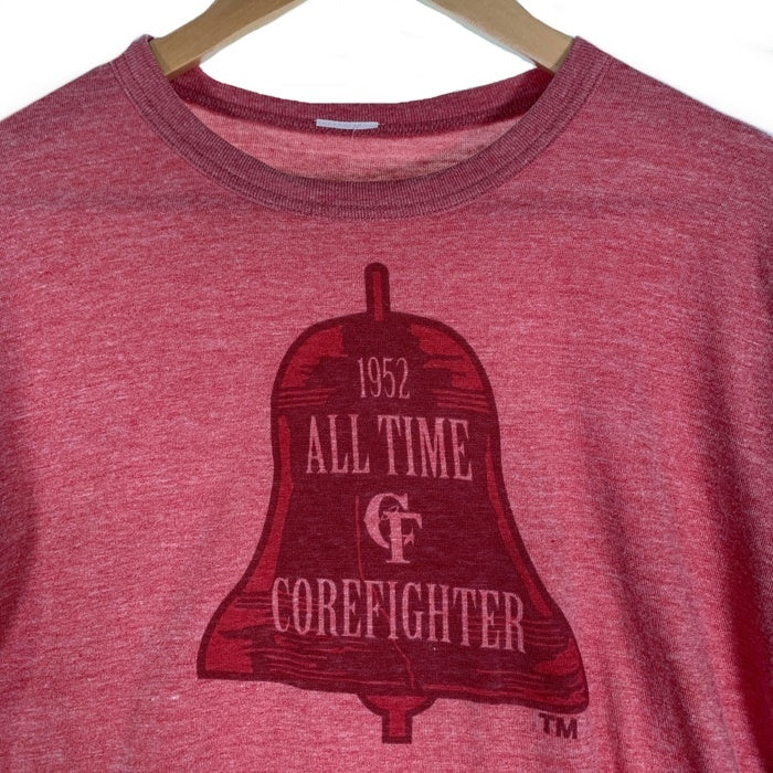 CORE FIGHTER コアファイター 霜降り 染み込みプリント Tシャツ レッド サンプル 2 Size M 相当 福生店