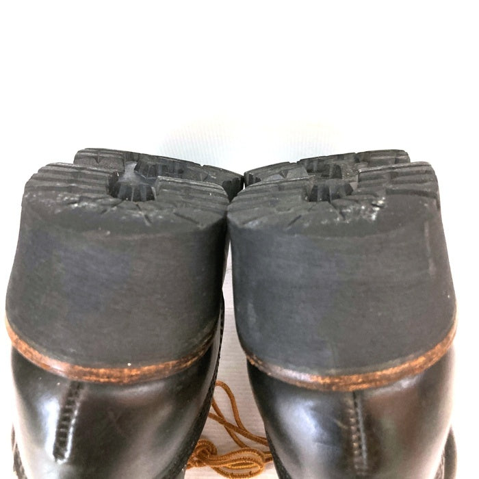 90's~ Work N Sport レザーロガーブーツ ブラック USA製 ビブラムソール Size 26-26.5cm 相当 瑞穂店