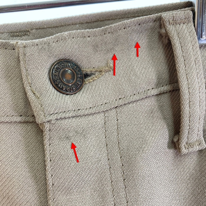 Levi's リーバイス 10517 6122 USA製 SCOVILLジップ STA-PREST スタプレスト フレアパンツ ブラウン size36 瑞穂店