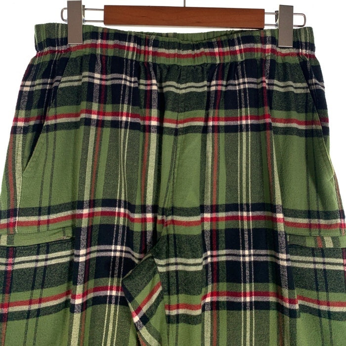 SUPREME シュプリーム 20AW Tartan Flannel Skate Pant タータンチェック フランネルスケートパンツ グリーン Size M 福生店