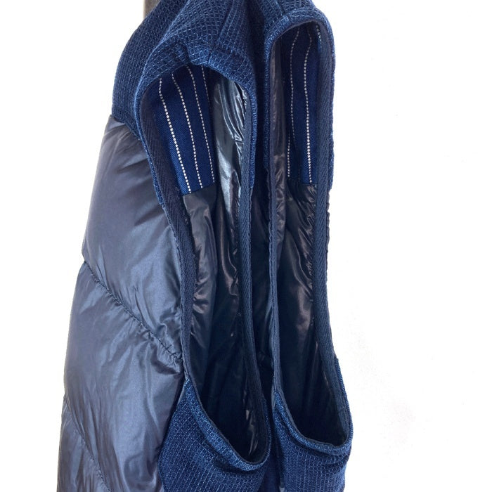 JUNYA WATANABE COMME des GARCONS MAN WO-V401 AD2014 ジュンヤワタナベ コムデギャルソンマン DUVETICA デュベティカ パッチワーク ダウンベスト ネイビー sizeS 瑞穂店