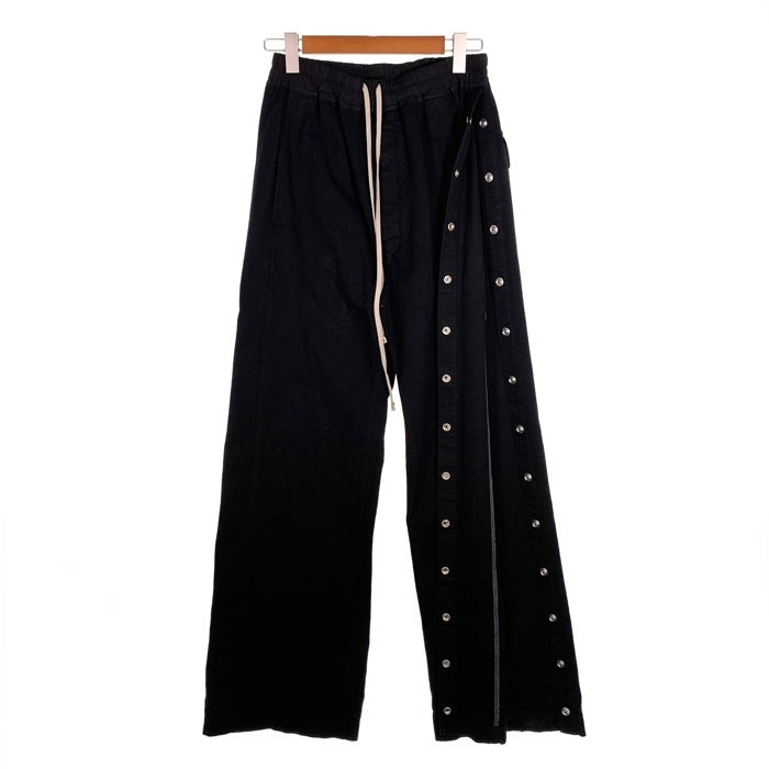 DRKSHDW ダークシャドウ リックオウエンス プッシャーロングパンツ ブラック キャンバス地 DU01E3393-CVS Size S 福生店