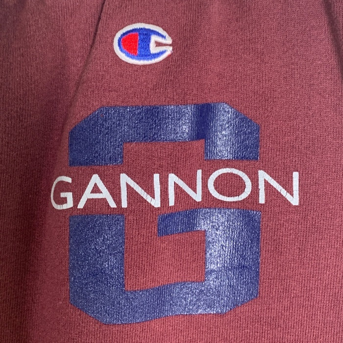 90's Champion チャンピオン GANNON プリント スウェットパンツ ボルドー USA製 Size XL 福生店