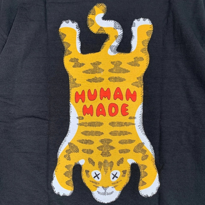 HUMAN MADE ヒューマンメイド 21SS KAWS カウズ T-SHIRT #4 Tシャツ ブラック タイガープリント XX22TE006 Size 2XL 福生店