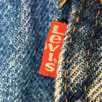 Levi's リーバイス 70608-0216 USA製 ボタン裏527 デニムボアジャケット Gジャン リペア跡有 インディゴ size42 瑞穂店