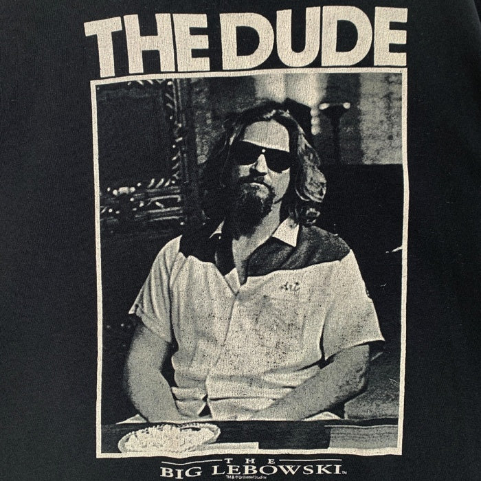 00's The Big Lebowski ビッグ リボウスキ フォトプリント Tシャツ ブラック ムービー anvil Size XL 相当 福生店