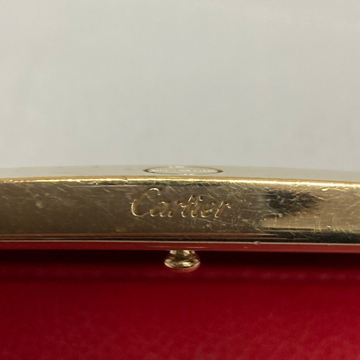 Cartier カルティエ  三つ折り財布 レザー  財布 ラブコレクション レッド 瑞穂店