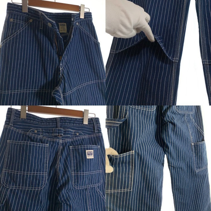OILCO オイルコ 1783 ウォバッシュストライプ ダブルニーワークペインターパンツ バックルバック ネイビー Size 30 福生店