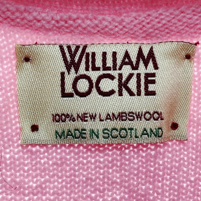 WILLIAM LOCKIE ウィリアムロッキー カーディガン ライトピンク size38 瑞穂店