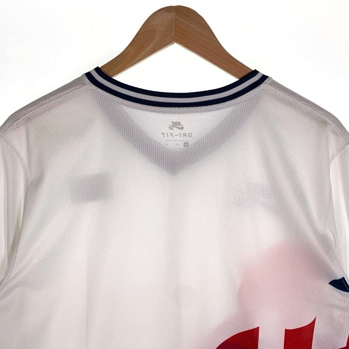 NIKE SB ナイキエスビーUSA V NECK JERSEY QS Tee メッシュ ゲーム 半袖  Tシャツ ホワイト CT6072-100 Size XL 福生店