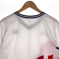 NIKE SB ナイキエスビーUSA V NECK JERSEY QS Tee メッシュ ゲーム 半袖  Tシャツ ホワイト CT6072-100 Size XL 福生店