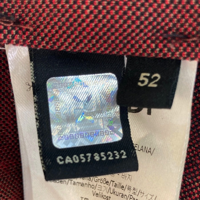 FENDI フェンディ FB0496 A6TH ズッカ柄 ストライプ トラックパンツ ブラック size52 瑞穂店