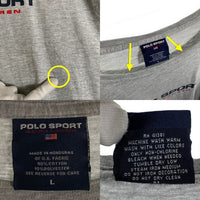 POLO SPORT ポロスポーツ RALPH LAUREN ラルフローレン 半袖 Tシャツ グレー Size L 福生店