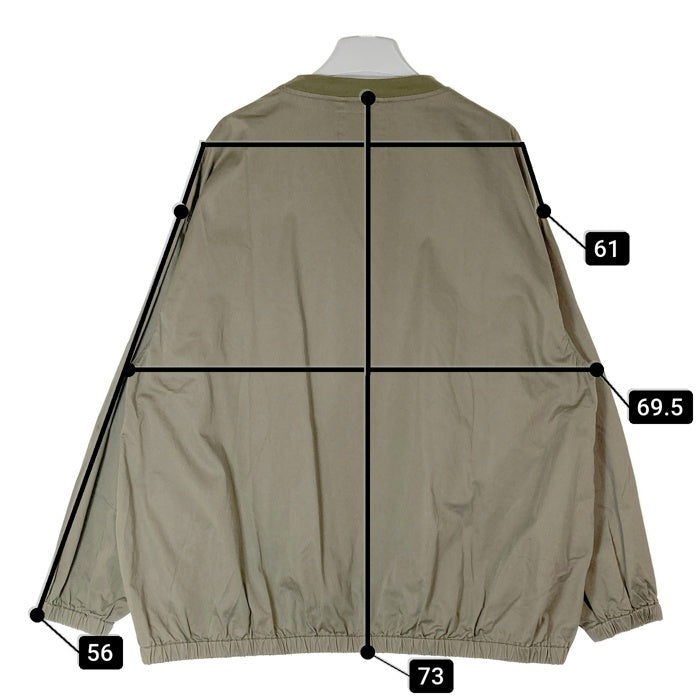 WTAPS ダブルタップス 181TQDT-JKM03 18SS SMOCK JACKET COTTON SATIN スモック サテン ジャケット カーキ size3 瑞穂店