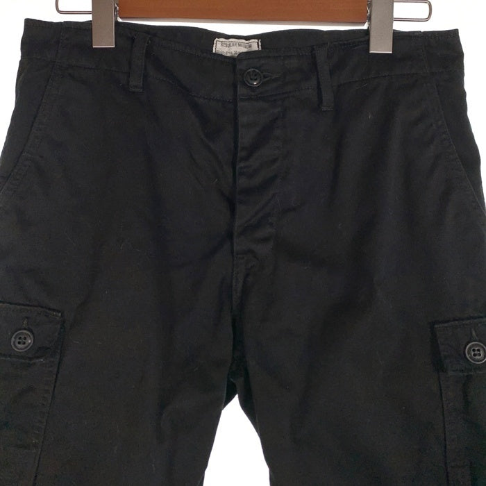 THE REAL McCOY`S リアルマッコイズ DYED BLACK TIGERSHORTS カーゴショーツ ショートパンツ ブラック Size M-R 福生店