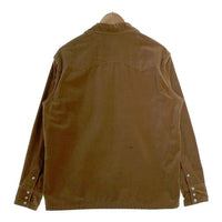 STEVENSON OVERALL Co. スティーブンソン オーバーオール UrbanLasso-UL1 ベロア ウエスタンシャツ ベージュ やや厚手 Size L 福生店