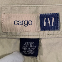 90-00's GAP ギャップ Cargo ヘリンボーン カーゴパンツ オフホワイト Size 38×32 福生店