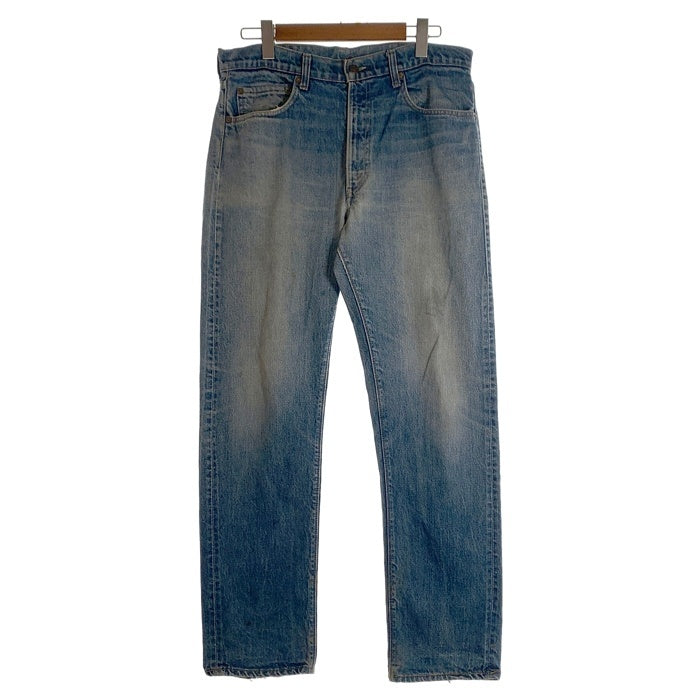 70's Levi's リーバイス 505 ボタン裏5 42TALON ジップ 黒カンヌキ デニムパンツ 505-0217 ライトブルー USA製 Size W35 L32 福生店