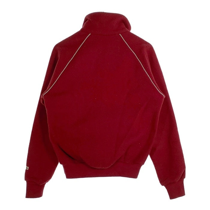 70-80's THE NORTH FACE ノースフェイス ハーフジップ プルオーバー フリースジャケット ラグランスリーブ ボルドー TALON USA製 Size M 福生店