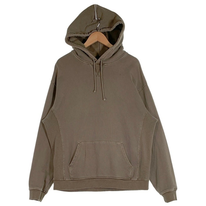 KITH キス プルオーバースウェットパーカー フーディー 無地 カーキ Size XL 福生店
