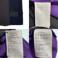 WE11DONE ウェルダン ドッキング Tシャツ プリント 刺繡 ブラック ネイビー パープル WD-TP7-20-100-U-PP Size M 福生店