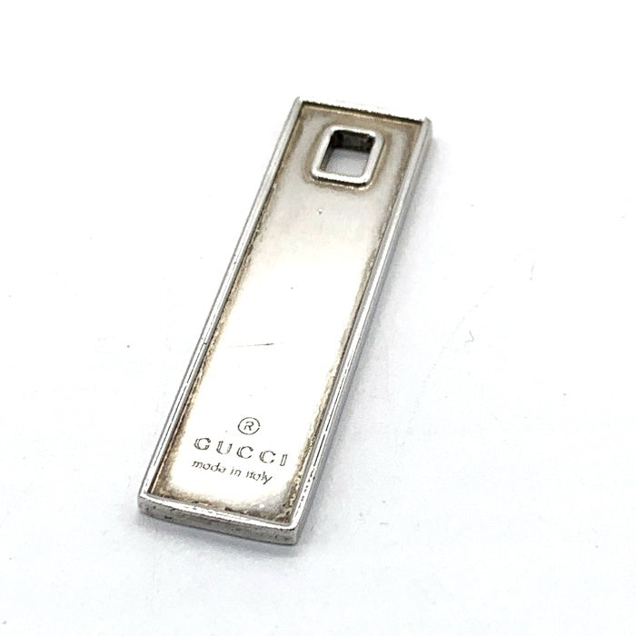 Gucci グッチ ロゴプレート シルバーペンダントトップ SV925 福生店 