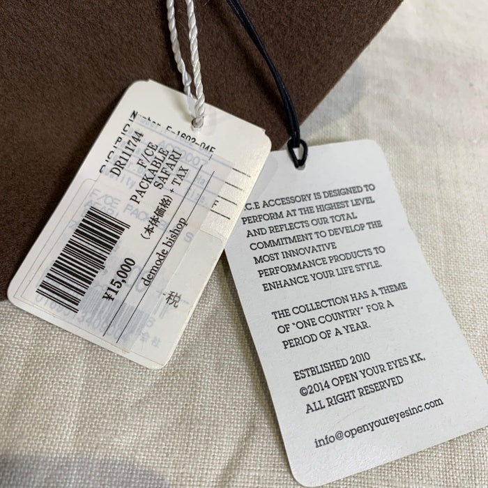 F/CE. エフシーイー PACKABLE SAFARI パッカブルサファリ ハット ダークブラウン 福生店