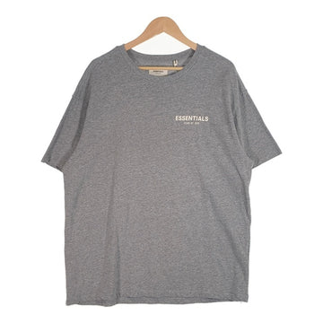 ESSENTIALS エッセンシャルズ ロゴプリント Tシャツ グレー Size S 福生店