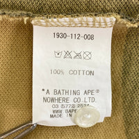 A BATHING APE アベイシングエイプ ビッグフェイスカモ ポロシャツ カーキ sizeS 瑞穂店