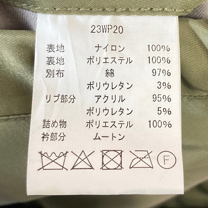 WAIPER ワイパー B-15B フライトジャケット ムートンファー カーキ size46 瑞穂店